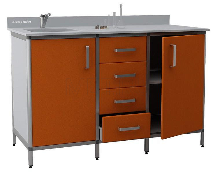 ДМ2-011-11 Широкий стол-тумба с мойкой от производителя