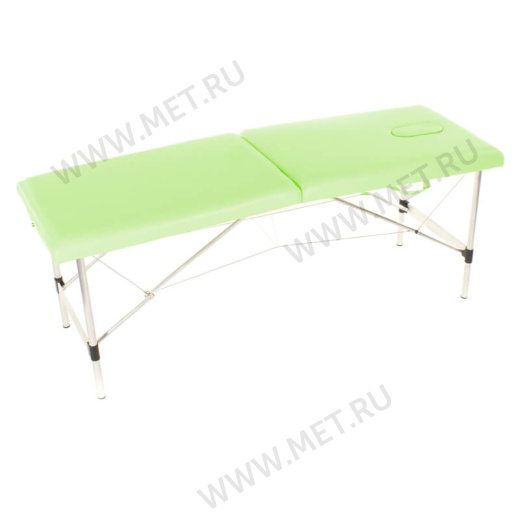 Med-Mos JFAL01-F Складной массажный стол на алюминиевом каркасе, фисташковый от производителя
