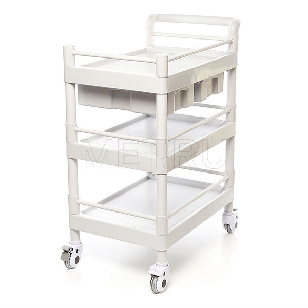 МЕТ ТP-250 Стол манипуляционный пластиковый с двумя выдвижными ящиками от производителя