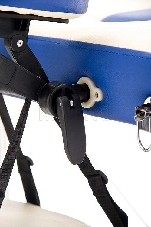 JF AL01А Стол массажный переносной алюм. крем-син/мк