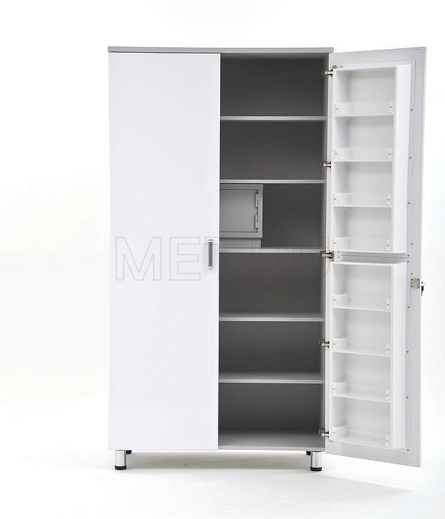 ША.01.00 (1000-560-1910) Аптечный шкаф для медикаментов с металлическим трейзером, серия "Бест" от производителя