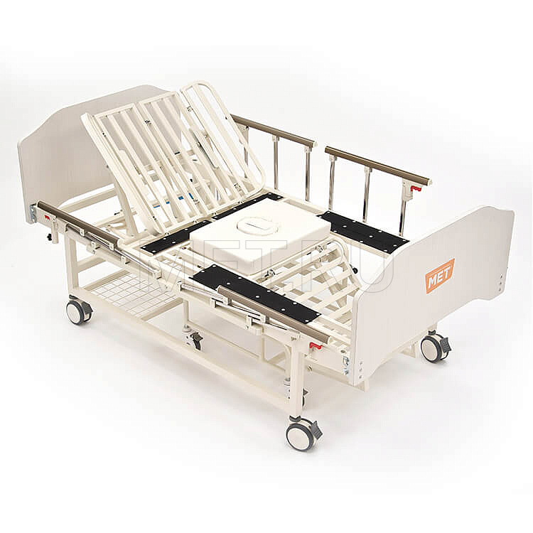 MET INTEGRA Механическая функциональная медицинская кровать с  интегрированным креслом-каталкой МЕТ