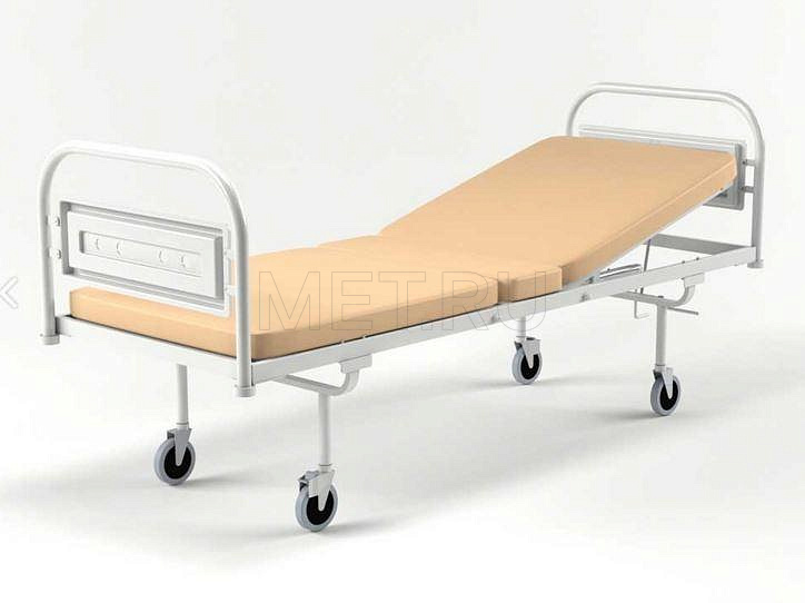 Узкая медицинская кровать с матрасом, ширина 770 мм