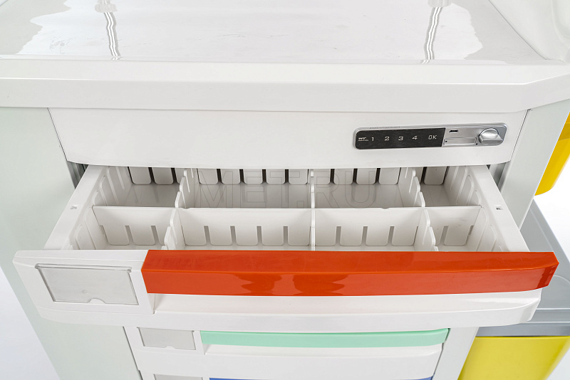 МЕТ PSC-160 Тележка-тумба медицинская универсальная MET