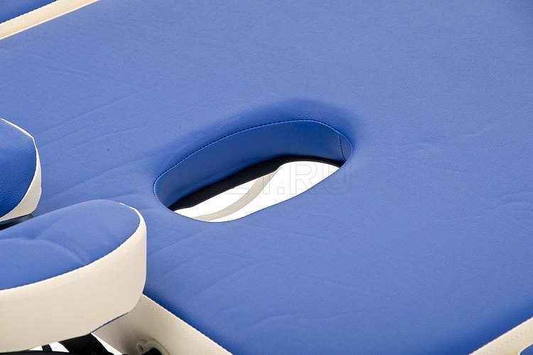 JF AL01А Стол массажный переносной алюм. син-крем/мк МЕТ