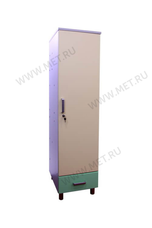  ША.01.01 (430-550-1700) Аптечный шкаф для медикаментов, серия "Бест", трейзер из ЛДСП  корпус- серый, фасад цветной от производителя
