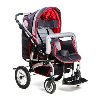 Детская коляска-книжка для больных ДЦП (ТОЛЬКО на пневмо колёсах)