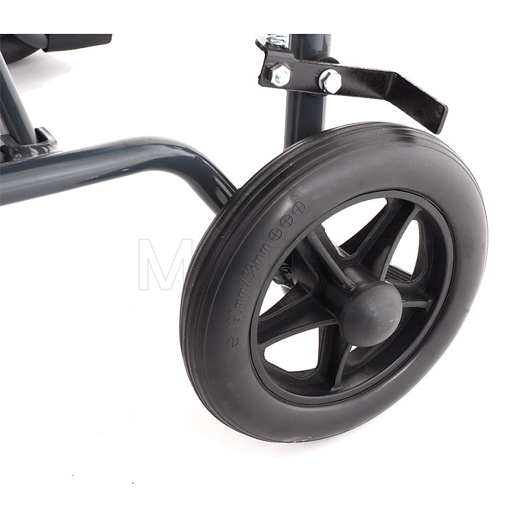 MET 903 Кресло-каталка складная Увеличенного размера, облегчённая, грузоподъемность 130кг МЕТ