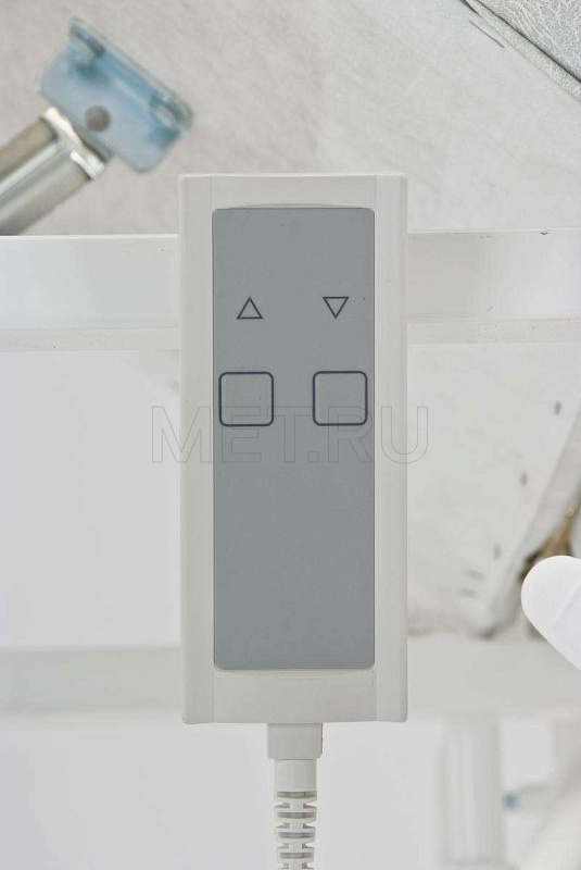 СМ.02.00.БО Массажный стол с регулировкой высоты, цвет - светло-серый мрамор