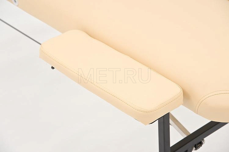 Съёмный подлокотник - расширитель ложа JFST02 Раскладной трёхсекционный массажный стол на стальном каркасе, бежевый от производителя