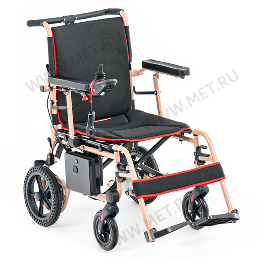 MET Compact 15+ Суперлегкая инвалидная электроколяска с регулируемой спинкой и пультом ДУ от производителя