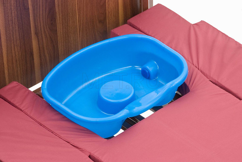 УЦЕНКА МЕТ REMEKS Медицинская кровать для ухода за лежачими больными с  переворотом, туалетом и матрасом MET