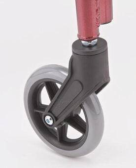 Роллатор с сиденьем, корзиной и двойными колёсами