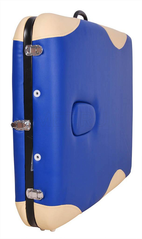 JFST02 (БЕЖ/СИН) Стальной массажный стол с поднимающейся лимфодренажной секцией