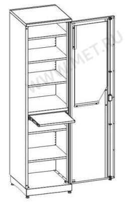 МШ-1-05 (45.5*46*185) Шкаф для инструментария и медикаментов от производителя