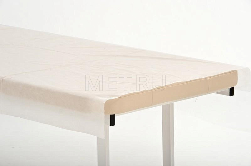 Комфорт, 20 шт/уп Одноразовая простыня из материала СМС, цвет белый 200х80 см МЕТ