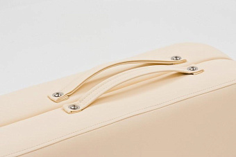 Складной массажный стол с рамой из бука, бежевый - серия Professional