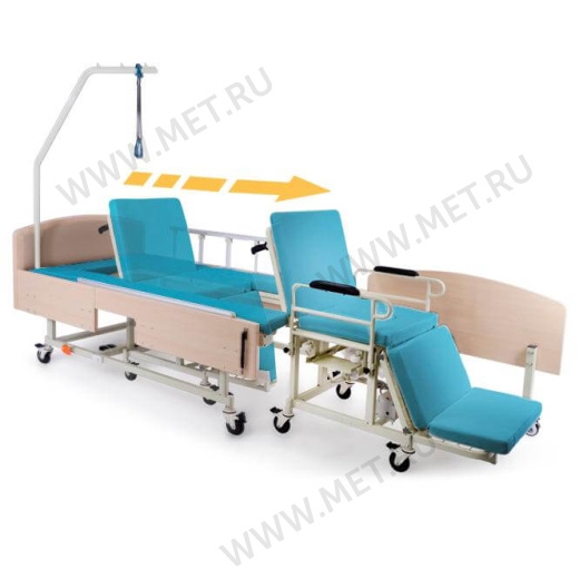 MET INTEGRA ELECTRO Электрическая функциональная кровать со встроенным креслом-каталкой от производителя