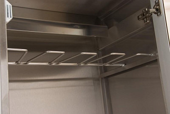 Одностворчатый шкаф для эндоскопов из нержавеющей стали