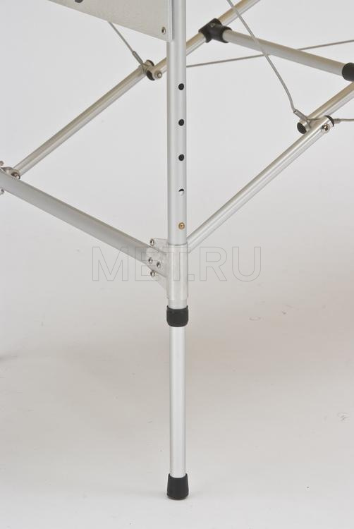 УЦЕНКА Wendermann Alum 01A (JFAL01A) (МСТ-002Л) Стол массажный переносной 2-х секционный КРЕМОВЫЙ