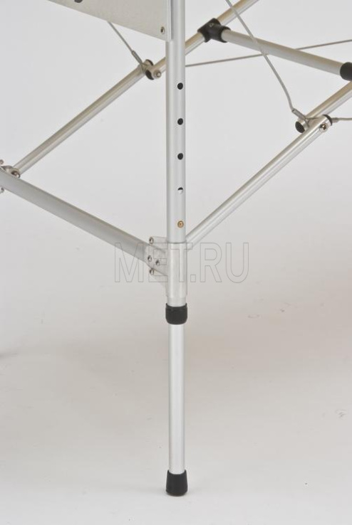 УЦЕНКА Wendermann Alum 01A (JFAL01A) (МСТ-002Л) Стол массажный переносной 2-х секционный КРЕМОВЫЙ