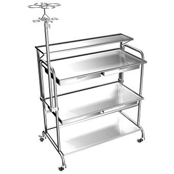 Штатив для установки на столике c креплением для четырёх ёмкостей