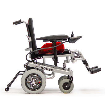 Алюминиевое кресло-коляска с амортизаторами и электромагнитными тормозами