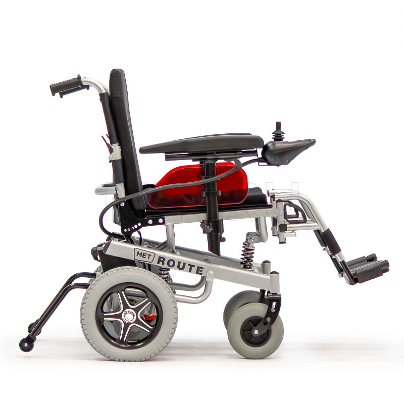 MET ROUTE 14 Алюминиевое кресло-коляска с амортизаторами и электромагнитными тормозами от производителя