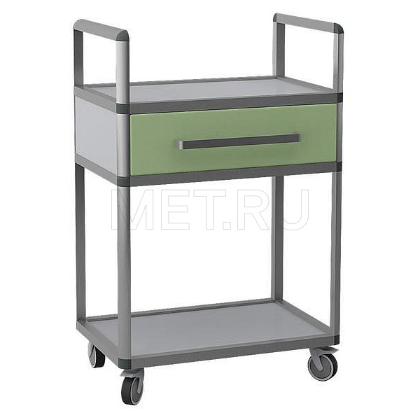 ДМ-1-010-03 Манипуляционный столик из алюминиевого профиля, полки ЛДСП от производителя