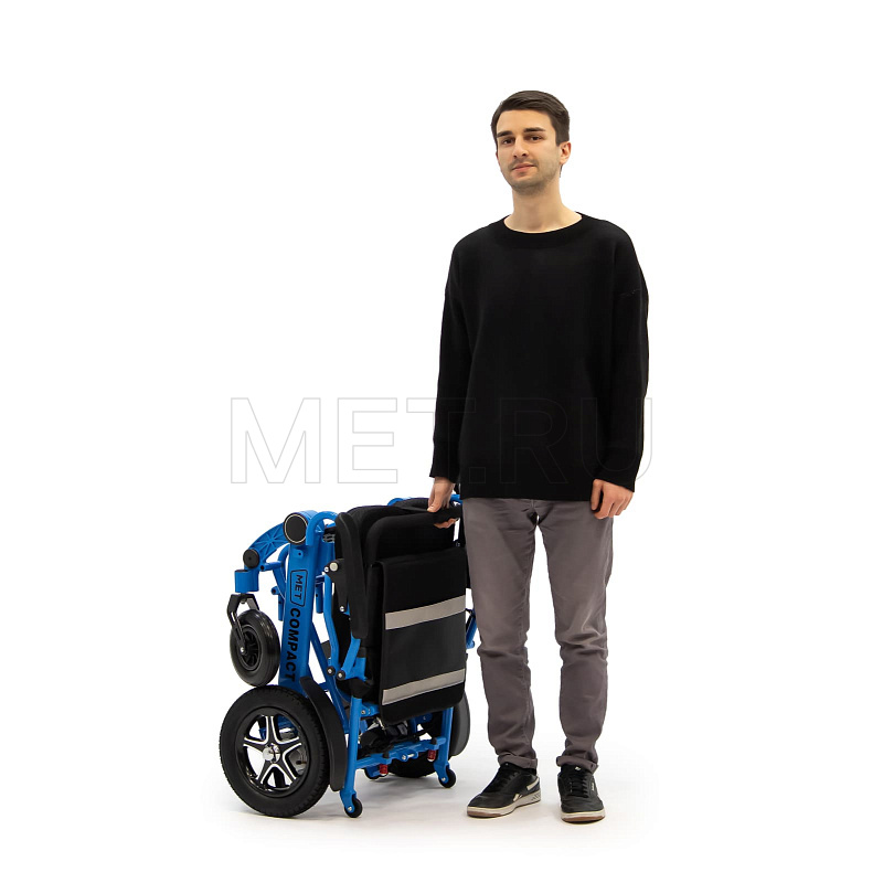 Y MET COMPACT 35 Кресло-коляска складная с электроприводом MET