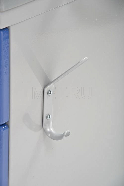 ТММ-0203 Широкий стол анестезиолога - тумба с выдвижными ящиками и дверцей МЕТ