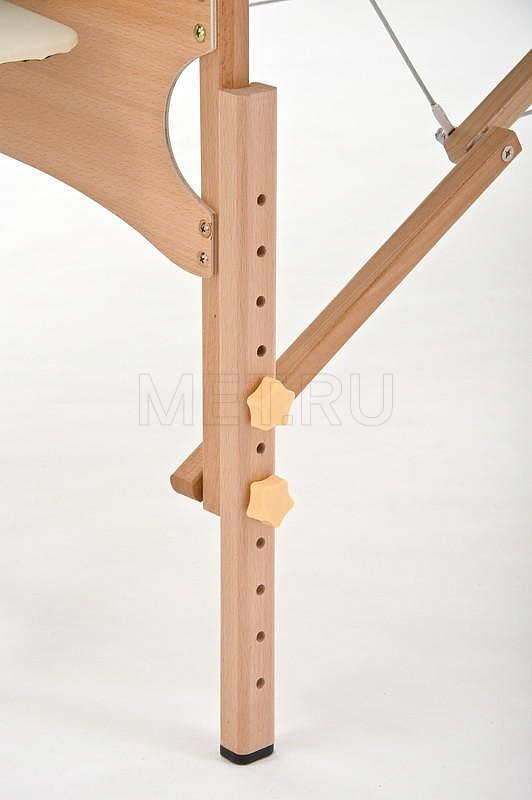 JF-AY 01 Стол массажный складной деревянный, трёхсекционный, кремово-синий от производителя