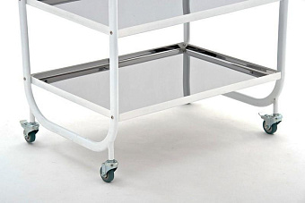 Cтолик  инструментальный, три полки из нержавейки