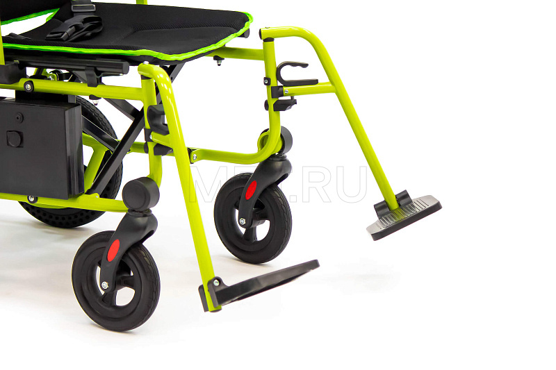 MET COMPACT 15 Суперлегкая электроколяска, складная, с пультом ДУ для сопровождающих лиц