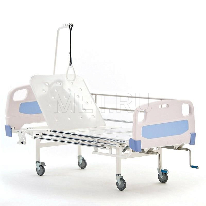 Медицинская функциональная кровать с поднимающимся изголовьем Полная комплектация КФО-01 Медицинская функциональная кровать с поднимающимся изголовьем