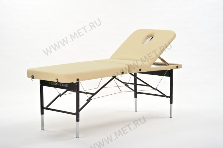 JFST02 Раскладной трёхсекционный массажный стол на стальном каркасе, бежевый от производителя