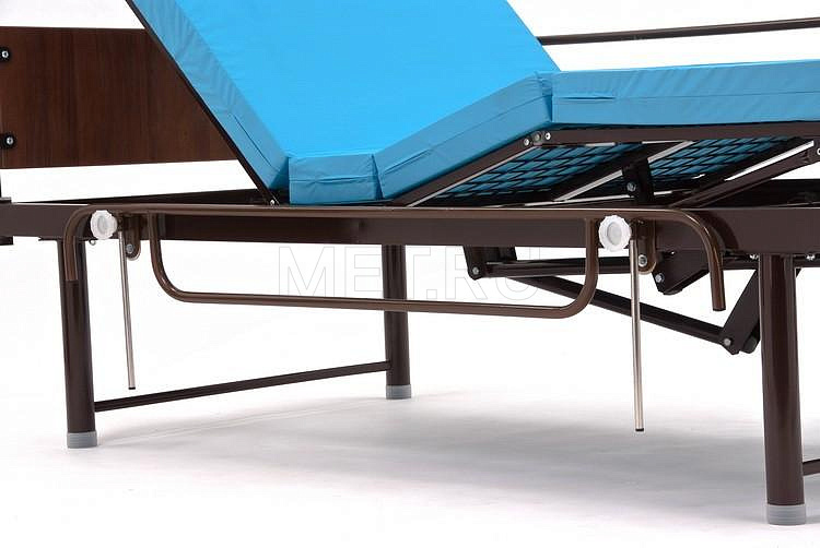 КМФ-933 без боковых ограждений Самая недорогая медицинская кровать с винтовым приводом