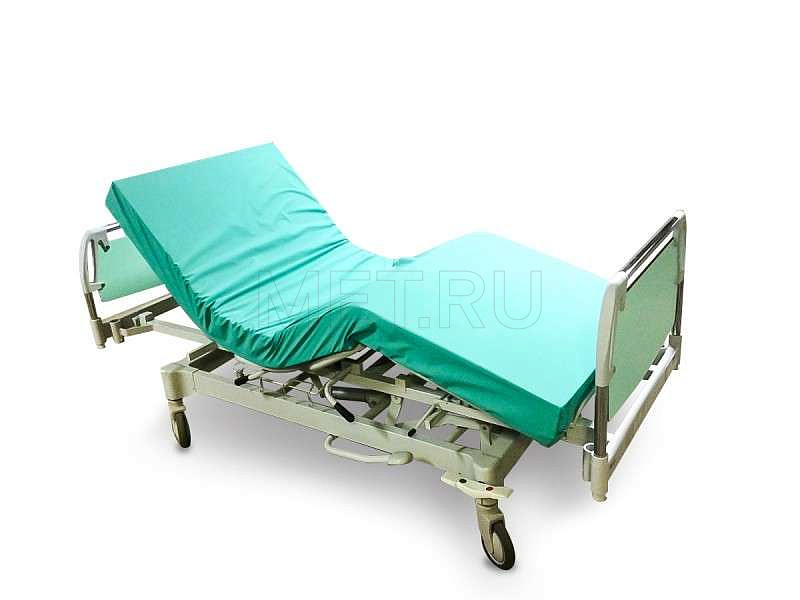 11-CP196 Vernipoll (Италия) Функциональная кровать с гидравлической регулировкой высоты и пневматическими регулировкам положения секций. Без боковых ограждений. МЕТ