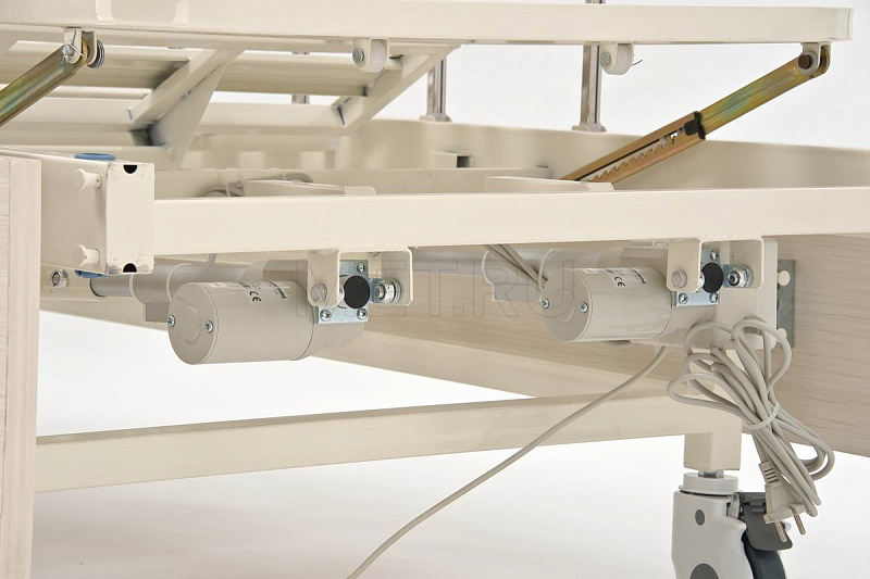 MET ARCTIC Кровать функциональная медицинская с низким ЛДСП-основанием цвета Выбеленный дуб