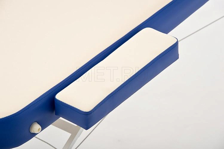 JF AL01А Стол массажный переносной алюм. крем-син/мк от производителя