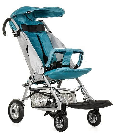Детская коляска-книжка для больных ДЦП с литыми колёсами MEYRA Vitea Care SWEETY Детская коляска-книжка для больных ДЦП с литыми колёсами