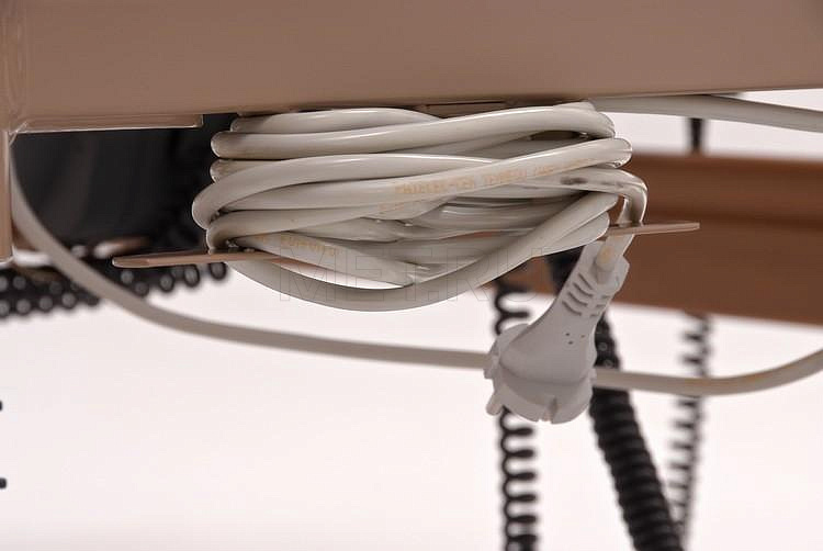 Vermeiren LUNA Basic. Цвет Орех Мокко Кровать функциональная 4-х секционная электрическая, в комплекте с матрасом MET