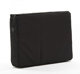 Стол массажный складной деревянный, трёхсекционный, кремово-синий