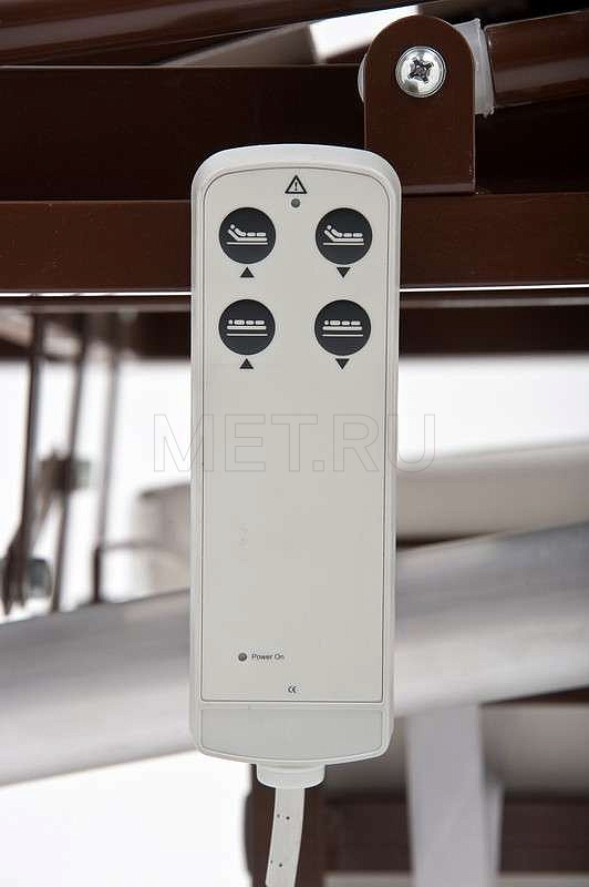 Гамма-3 Кровать электрическая медицинская c электроприводным туалетом. MET