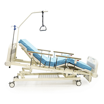 Пяти-функциональная медицинская кровать с механическими регулировками