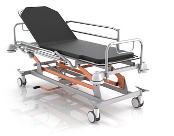 Каталка для перевозки пациентов гидравлическая, R-прозрачная