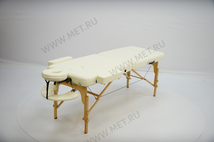 MET Comfort PRO W2 Стол массажный, на буковом каркасе, кремовый от производителя