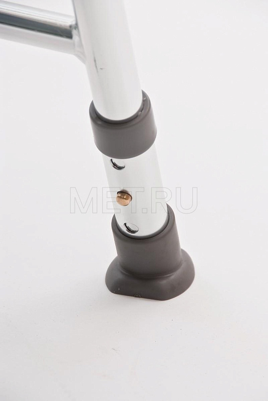 WC XXL (хром) Кресло-туалет складное, повышенной грузоподъемности MET