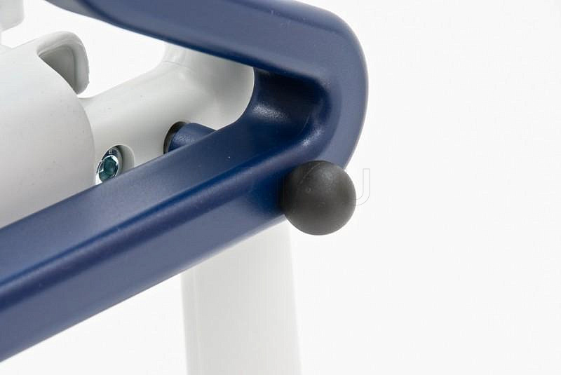 Rebotec Kiel, Германия Туалетный стул с санитарным оснащением, усиленный, серый/синий