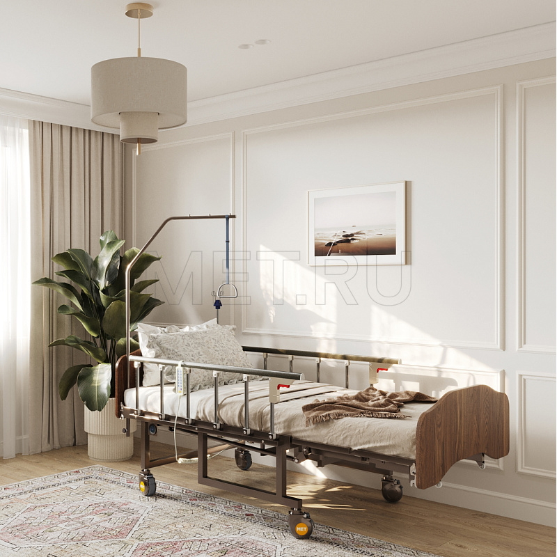 MET REVEL NEW Кровать медицинская электрическая с аккумулятором MET